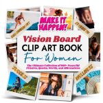 Vision Board Clip Art Book Kit Supplies Digital Download-0