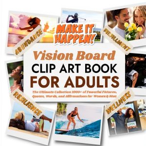 Vision Board Clip Art Book Kit Supplies Digital Download-0