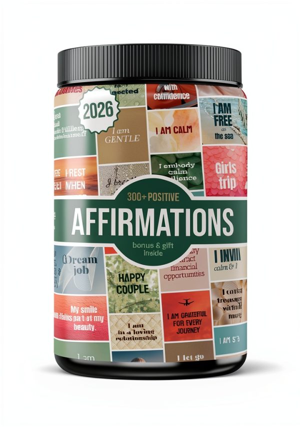 Graphic Design Clip Art Digital Book Self Help Affirmations-0