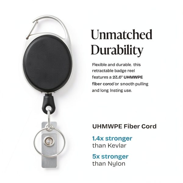 Will Well Heavy Duty Badge Holder PVC Metal Clip-1
