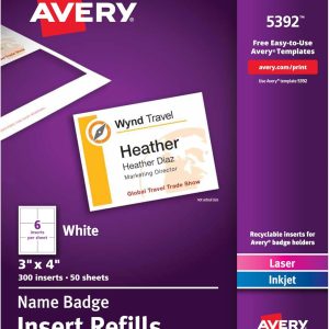 Avery Name Badges Customizable Office Products-0