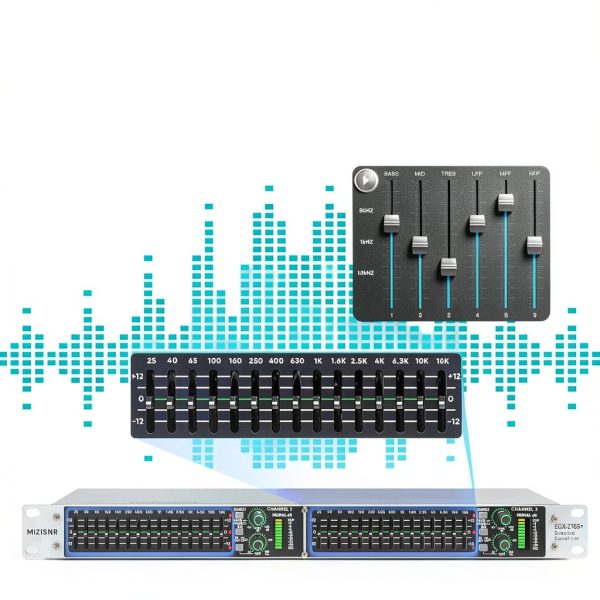 Professional Dual-Channel Stereo Graphic Equalizer EQX-215S-1