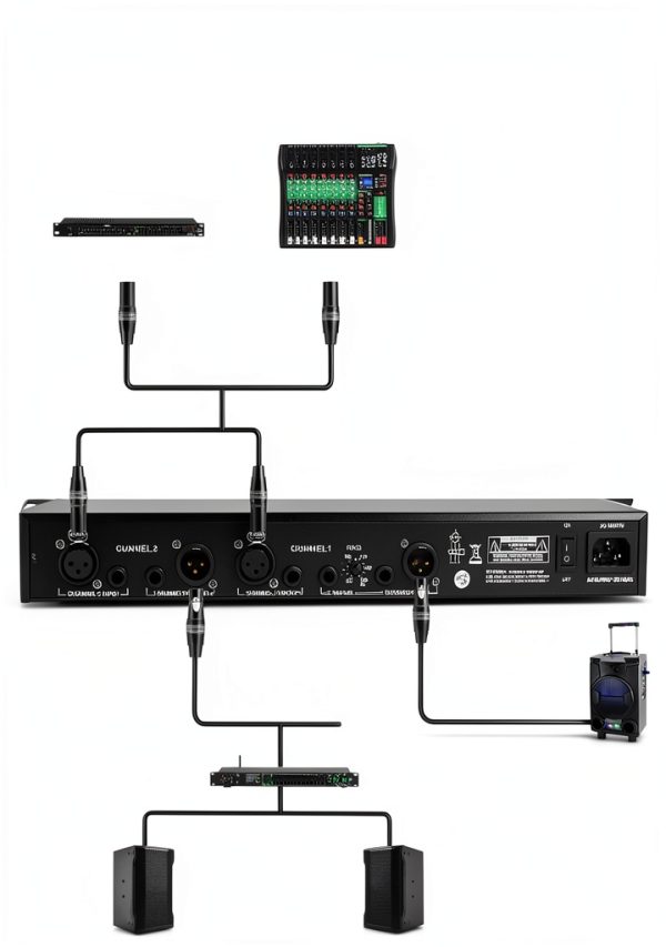 Professional Dual-Channel Stereo Graphic Equalizer EQX-215S-8