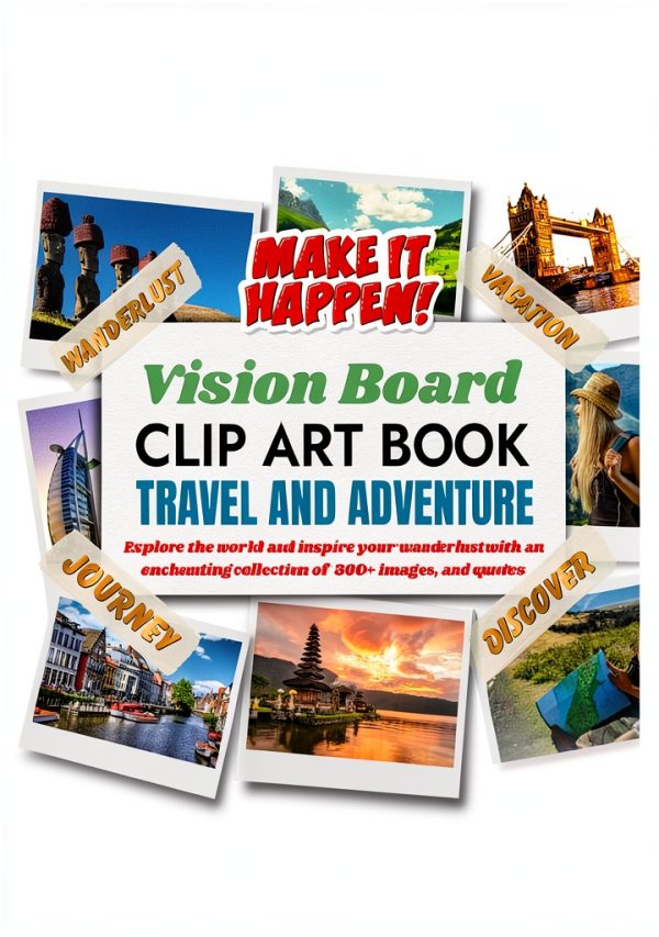 Vision Board Clip Art Kit Printable Design-0