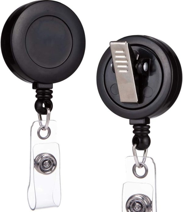 QREEL Extendable Badge Holders ABS Material Office Supplies-0