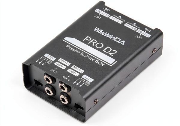 WisWinDa Pro Di-2 Passive Stereo Direct Box Metal-0