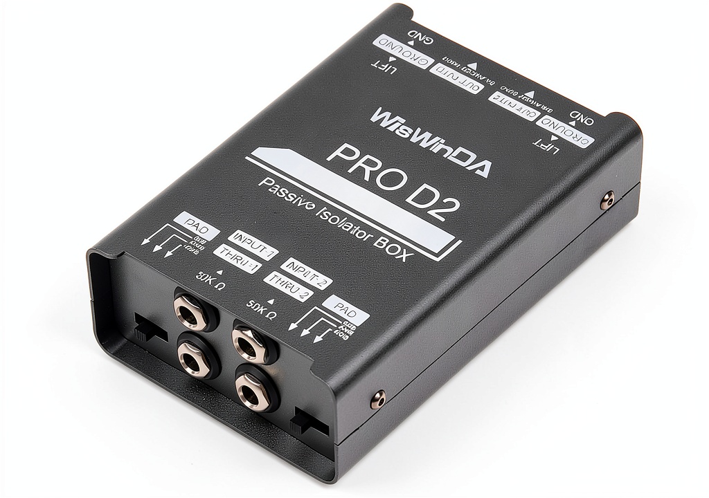 WisWinDa Pro Di-2 mounted on a pedalboard in a live setting