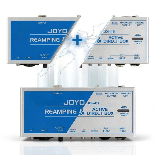 JOYO JDI-48 Guitar DI/Reamp Pedal Aluminum 48V-1