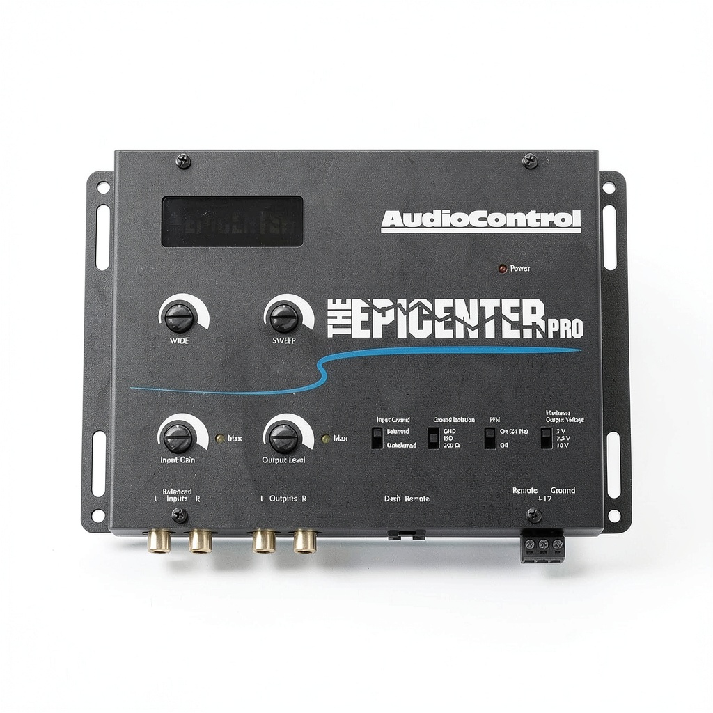 AudioControl EPICENTERPRO installed in a car dashboard