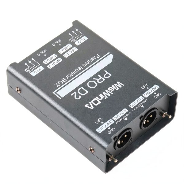 WisWinDa Pro Di-2 Passive Stereo Direct Box Metal-3