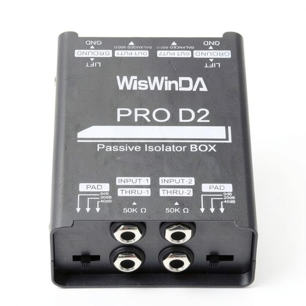 WisWinDa Pro Di-2 Passive Stereo Direct Box Metal-6