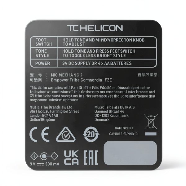 TC HELICON Vocal Effects Processor Red Metal-4