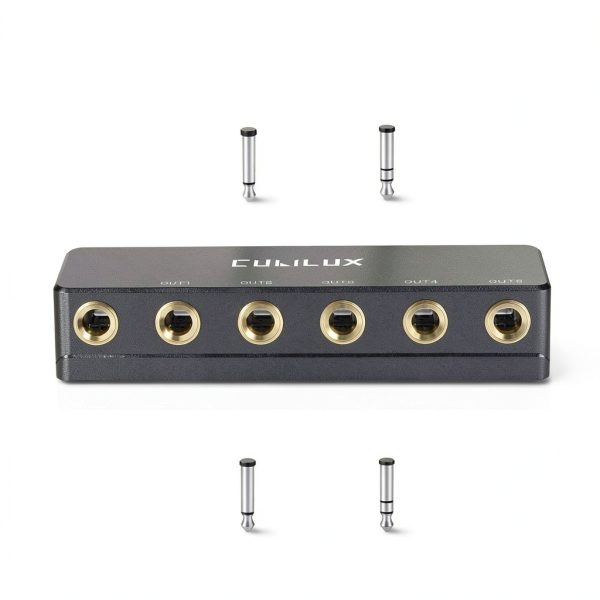 Audio Splitter Cubilux Metal 5 Way TS and TRS-2