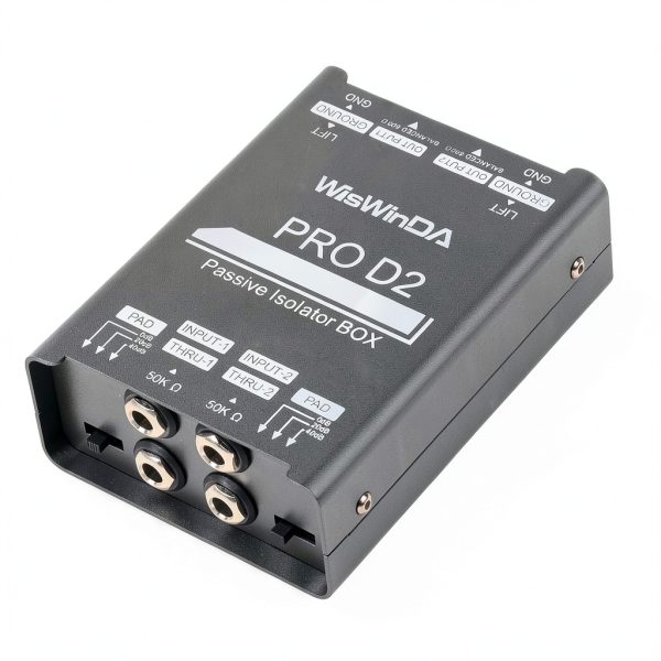 WisWinDa Pro Di-2 Passive Stereo Direct Box Metal-5