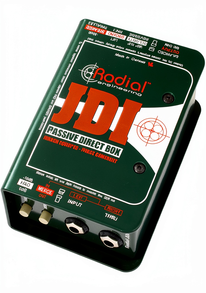Jensen Direct Box installed in a studio rack
