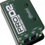 Radial R8001102 Green Stereo DI Box with Lift Switch and 15dB Pad-0
