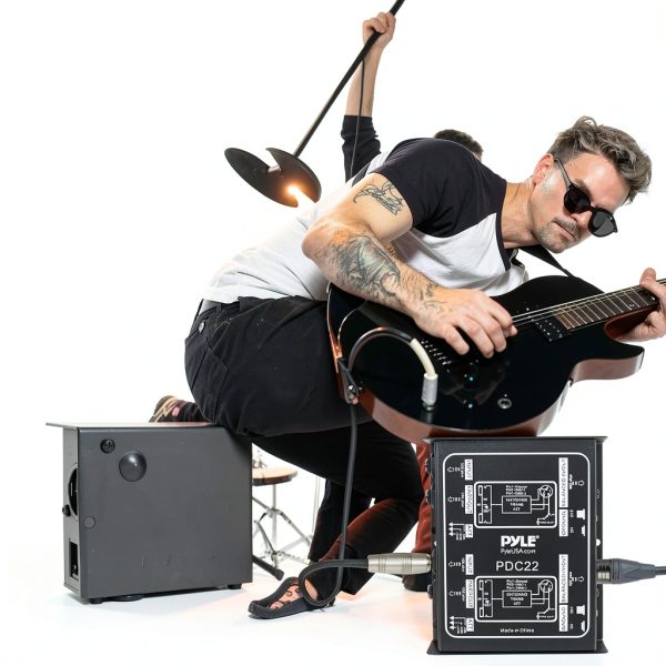 Sound Around Dual Direct Box PDC22 Instrument DI Box with Ground Lift-3