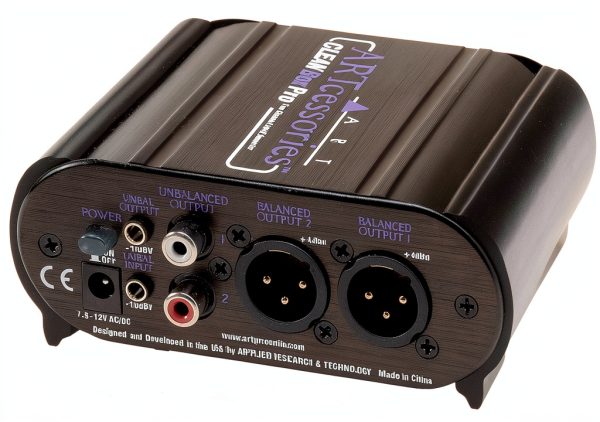 CLEANBOXPRO Audio Interface XLR RCA Mixer with Power Supply-1
