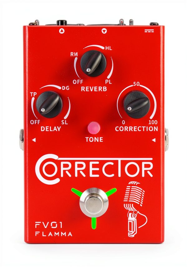 Vocal Pitch Correction Pedal FV01 with 3-Mode Effects-0