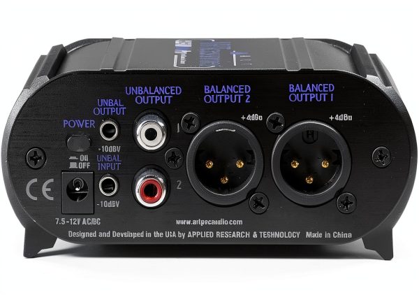 CLEANBOXPRO Audio Interface XLR RCA Mixer with Power Supply-3