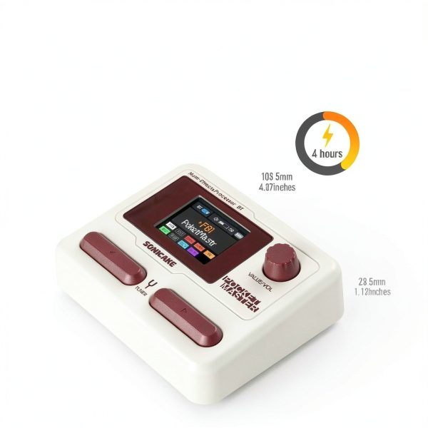QME-10WH White Digital Modeling Multi‑Effects Processor with USB-5