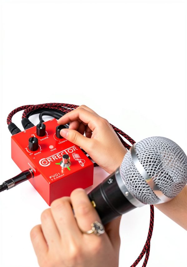 Vocal Pitch Correction Pedal FV01 with 3-Mode Effects-1