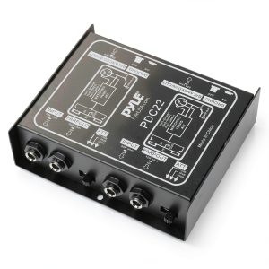 Sound Around Dual Direct Box PDC22 Instrument DI Box with Ground Lift-0