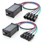Cable Matters Ethernet to XLR Breakout Box, Cat6, Light‑Enabled-0
