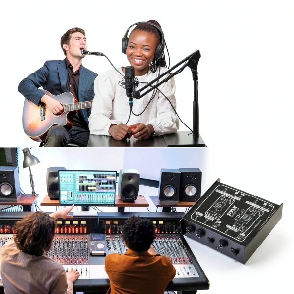 Sound Around Dual Direct Box PDC22 Instrument DI Box with Ground Lift-5