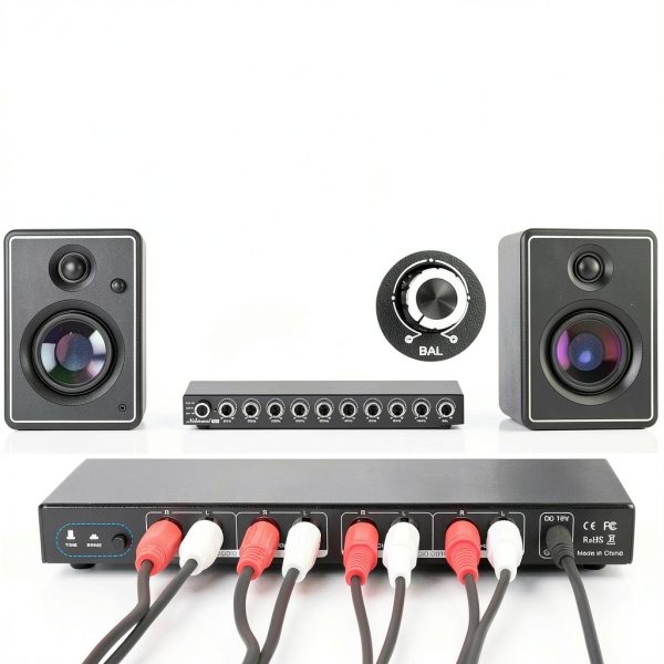 Equalizer SUC EQ9 9-Band Audio Equalizer Black Aluminum Alloy-2