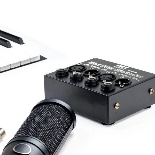 PylePro PHE400 Hum Eliminator Noise Isolator Black XLR Direct Box-5
