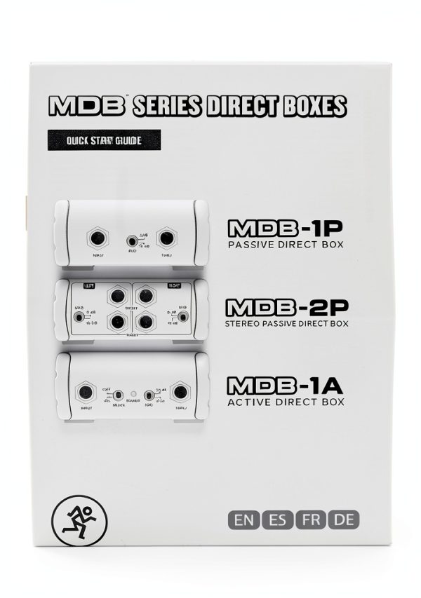 Mackie Direct Box MDB-1A with Phantom Power and Merge Switch-5