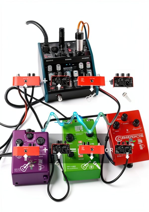 Vocal Pitch Correction Pedal FV01 with 3-Mode Effects-5