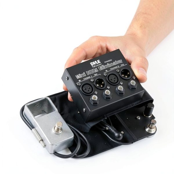PylePro PHE400 Hum Eliminator Noise Isolator Black XLR Direct Box-4