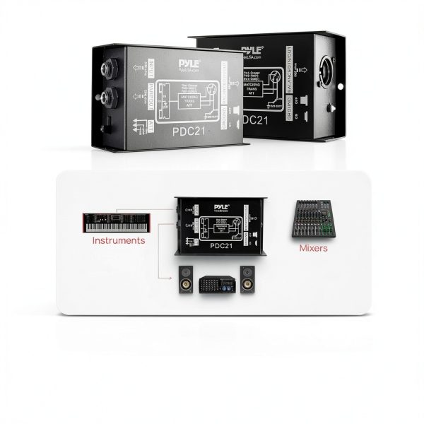 Direct Box PDC21 Passive DI Black Steel-2