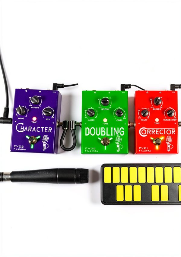 Vocal Pitch Correction Pedal FV01 with 3-Mode Effects-4