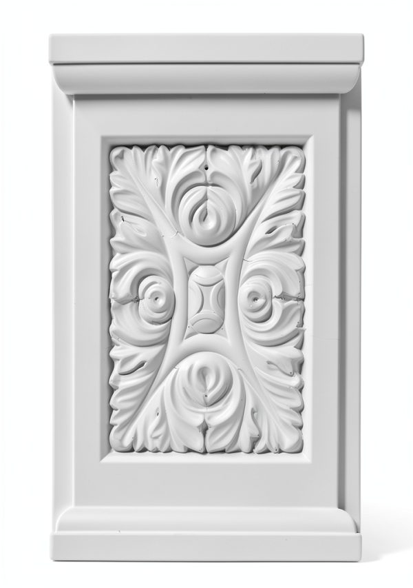 Ekena Millwork Medway Plinth Block PB05X08X01ME Primed-0