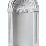 Ekena Millwork Ashford Wall Niche 17 3/4" W x 31 1/2" H Primed-0