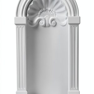 Ekena Millwork Ashford Wall Niche 17 3/4" W x 31 1/2" H Primed-0