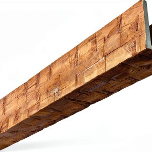 Heritage Timber Reclaimed Axed Cut Faux Wood Beam U Beam Warm Caramel-0