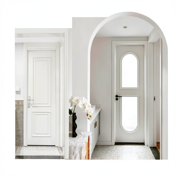 UNFIAMILY 2 Pcs Rounded Doorway Arch Kit,DIY 3D Arch Kit for Doorway, 8.5x8.5X 5IN Interior Doorway Precurved Drywall,Easy to Add Half Round Arch to Any Opening for Interior Decoration-2