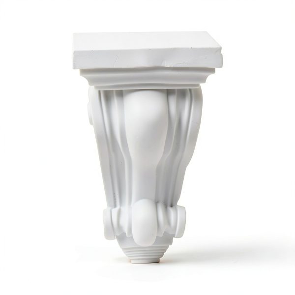 LC LICTOP PU Corbel Vintage White Shelf Bracket 4x4x7.16 Inch-4