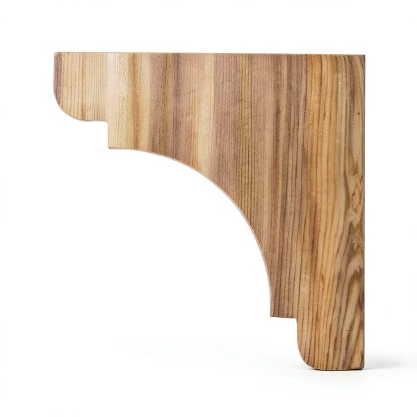Wood Corbel 31T1S Smooth Finish by Timber Build – 5½" Projection-2