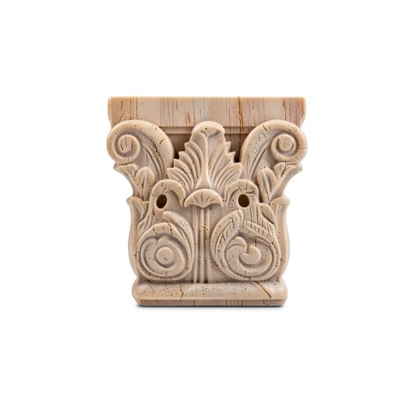 Amosfun Carved Wood Corbels Trim for Furniture Vintage Style-6