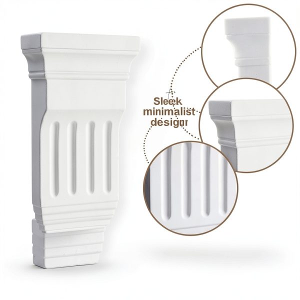 6 Inch Corbels Bracket Briwooody Millwork Decorative PU Bracket-2