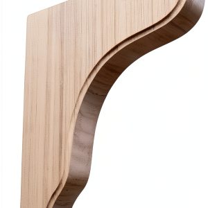 Ekena Millwork Plymouth Wood Bracket 1.75" W x 8.5" D x 11"H-0