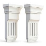 6 Inch Corbels Bracket Briwooody Millwork Decorative PU Bracket-0