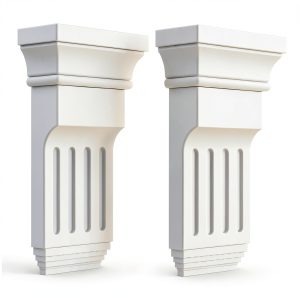 6 Inch Corbels Bracket Briwooody Millwork Decorative PU Bracket-0