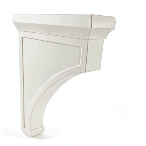 Ekena Millwork BKTW01X08X12THRW Large Thorton Wood Wood Brackets, 1 3/4"W x 8 1/2"D x 12"H , Rubberwood-5