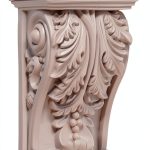 Ekena Millwork Corbel 5 1/4" W x 3 1/4" D x 8 3/8" H White Urethane-0